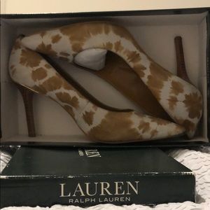Ralph Lauren Tyedye Leather pumps